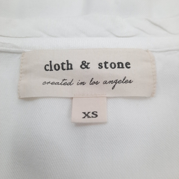 Anthropologie Cloth & Stone White V-Neck Camisole Size XS Women's - Picture 6 of 7